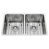 VIGO 29"x18" Newhall Stainless Steel Undermount Double Bowl Kitchen Sink