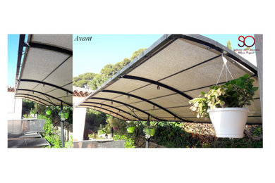 Idée de décoration pour un jardin.