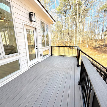 2-Tier Home Addition & PVC Decks in Fayetteville, GA