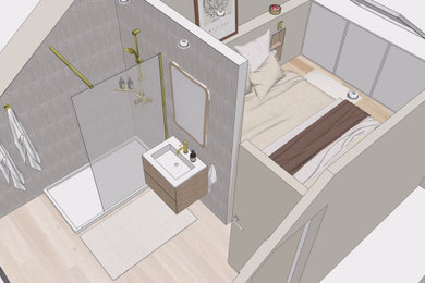Aménagement et décoration suite parentale sous combles