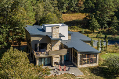 Trendy exterior home photo in Baltimore