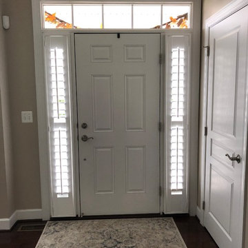 3 1/2" Inside mounted Shutters by Delmarva blinds Fairfax Va