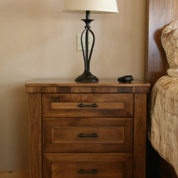 Rustic Bed Made From a Local Big Leaf Maple
