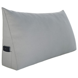 triangle headboard pillow