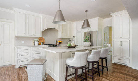 Kitchen of the Week: Creamy White Cabinets and More Openness