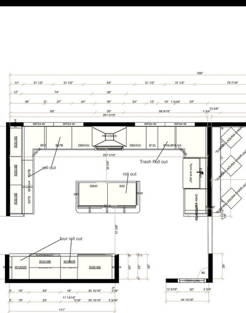 Layout + prep sink in island?