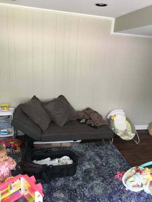 Help! Need to make this room living space and play area! Decor help an