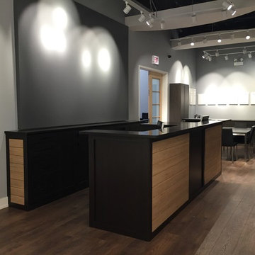 Reception desk- Closet Works Showroom