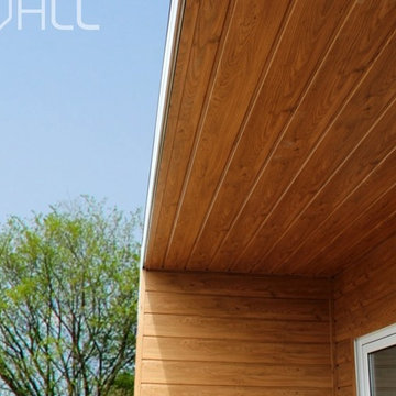 Knotty Maple Exterior Siding Application
