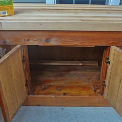 Big Green Egg Table -- "The Sidebar" - Outdoor Dining Tables