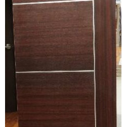 Capri Modern Interior Door Mahogany Finish - Interior Doors