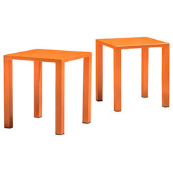 Contemporary Outdoor Side Tables by GDFStudio