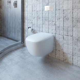 Geraumige Bader Mit Waschtisch Aus Holz Ideen Design Bilder Houzz