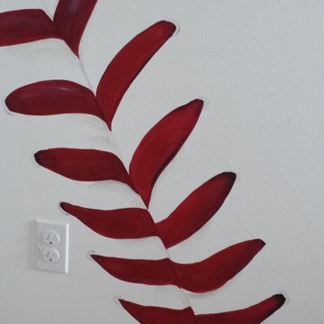 Baseball Wall Mural