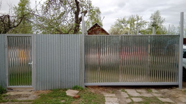 Забор из металлических прутьев, цены на ограждения из железного прутка в Москве - Good Zabor