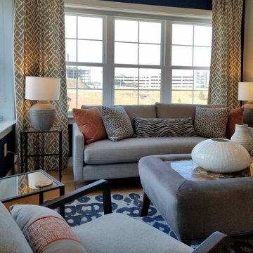 Africa inspired modern living room design