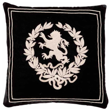 Black Velvet Pillow | Eichholtz Baronesa - S