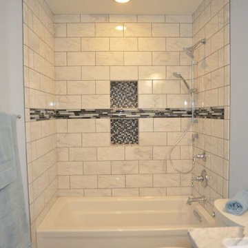 White Carrara Marble Bathroom