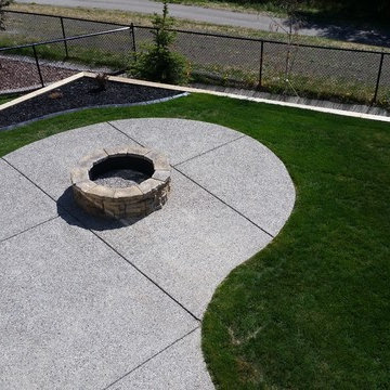 Calgary Landscaping & Exposed Concrete Watermark Rocky Ridge Bearspaw
