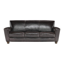Natuzzi Editions Leather Sofa A906 - Sofas