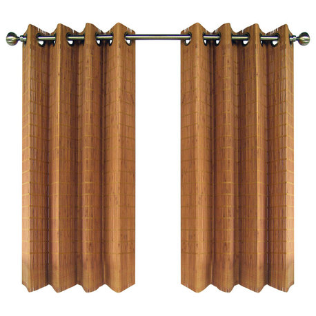 Bamboo Grommet Panel, Teak