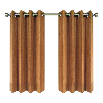 Bamboo Grommet Panel, Teak