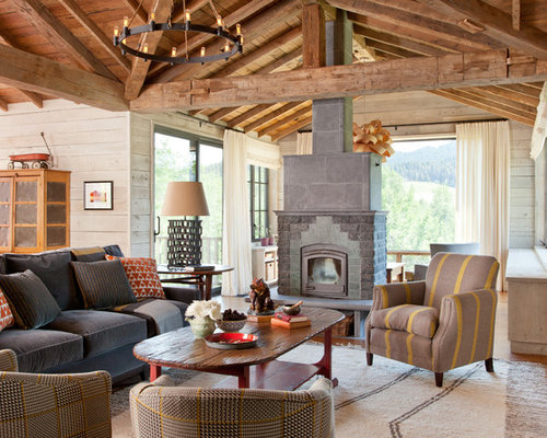 Best Rustic Living Room Design Ideas & Remodel Pictures | Houzz