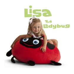 Lisa the Ladybug Bean Bagimal - Bean Bag Chairs