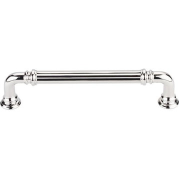 Top Knobs  -  Reeded Pull 5" (c-c) - Polished Nickel