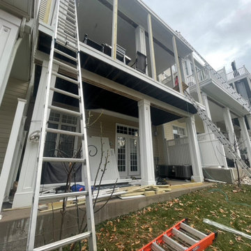 Screened in enclosure / Raintight Aluminum Underdeck Ceiling