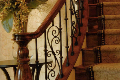 Transitional staircase photo in Other