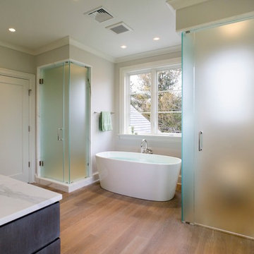 Shower Enclosures - Frosted, Sandblasted Patterned