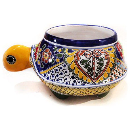 Medium Turtle Planter, 6.5"x10.5"x14", F