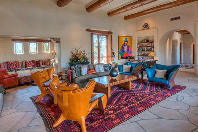 Living room - southwestern living room idea in Sacramento