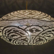 Contemporary Pendant Lighting Moroccan Hanging Brass Lamp