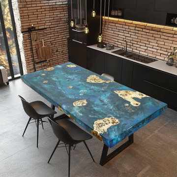 Custom Epoxy River Table-Elevate Your Dining Experience with These Tables