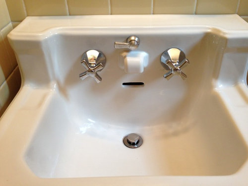 New Replacement Faucets For My Old Shelf Back Sink