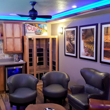 Garage Converted To Cigar Lounge