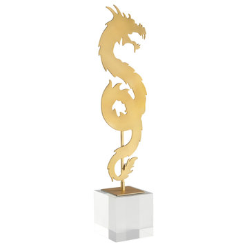Haku Dragon, Gold-Tall