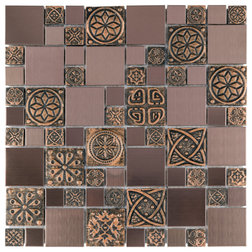 Contemporary Mosaic Tile by Merola Tile