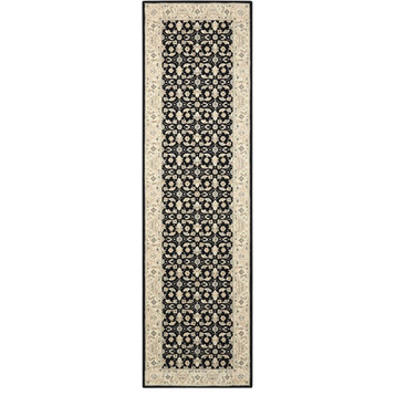Nourison Persian Empire Black Area Rug, Rectangular 5'3"x7'5"