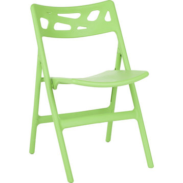 Timothy Folding Chairs, Set of 4, Green