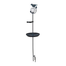 Sti - Smart Solar Inc. - Aquarius Birdbath Solar Stake - Bird Baths