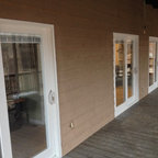 Sliding deck doors