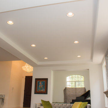 High Ceiling Conversion with Coffer Ceiling
