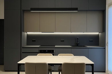 This is an example of a modern kitchen in Other.