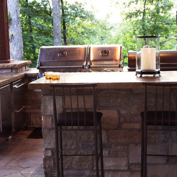 Sunset Hills Woodland Estate Pavilion & Custom Outdoor Kitchen