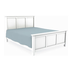 Traditional Cottage Panel Bed - Panel Beds