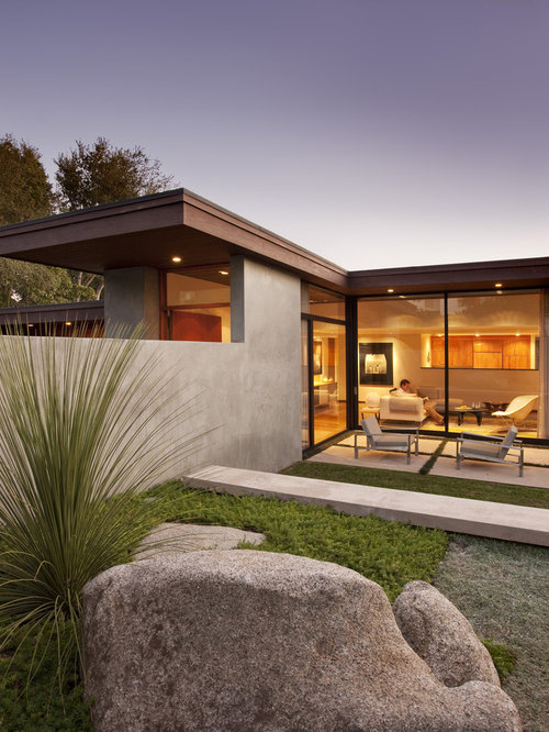 Modern One-Story Exterior Design Ideas, Remodels & Photos