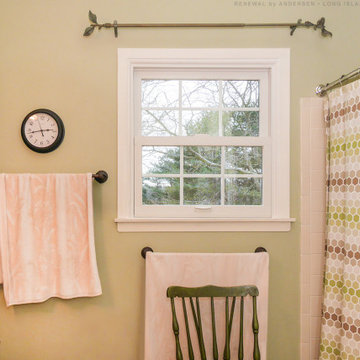 New White Window in Charming Bathroom - Renewal by Andersen Long Island, Queens